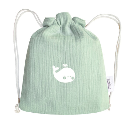 Sac à dos personnalisé bébé et enfant - Double gaze de coton Bio