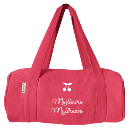 Sac de sport personnalisé coton - Cadeau maîtresse