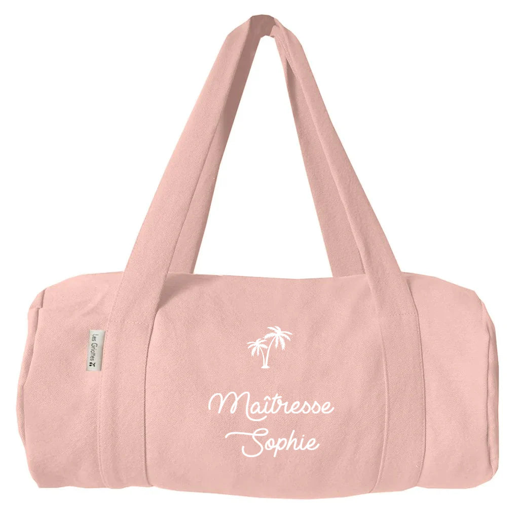 Sac de sport personnalisé coton - Cadeau maîtresse
