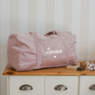 Sac de week-end personnalisé - Velours côtelé - Cadeau maîtresse