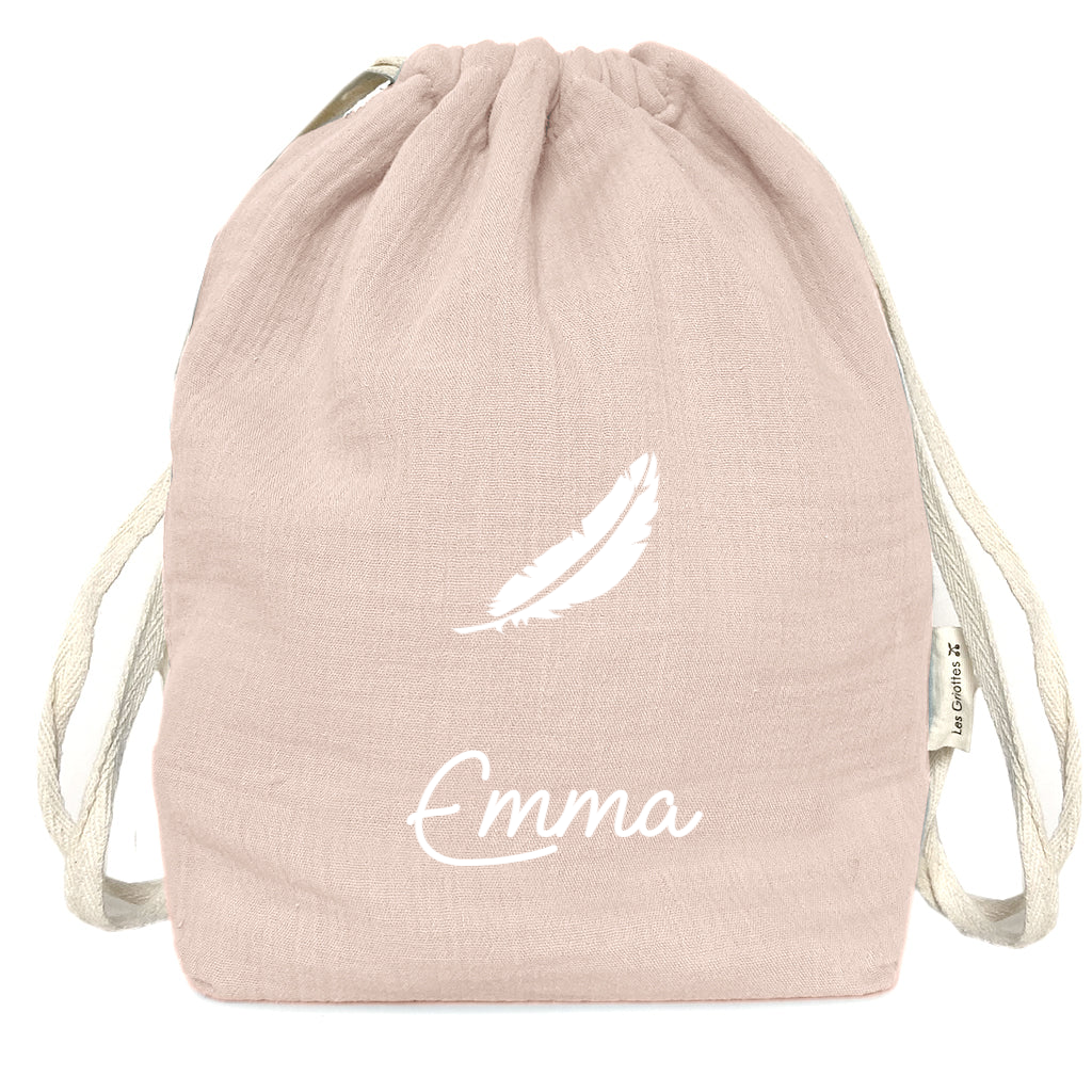 Sac à dos bébé personnalisé - 100% Coton