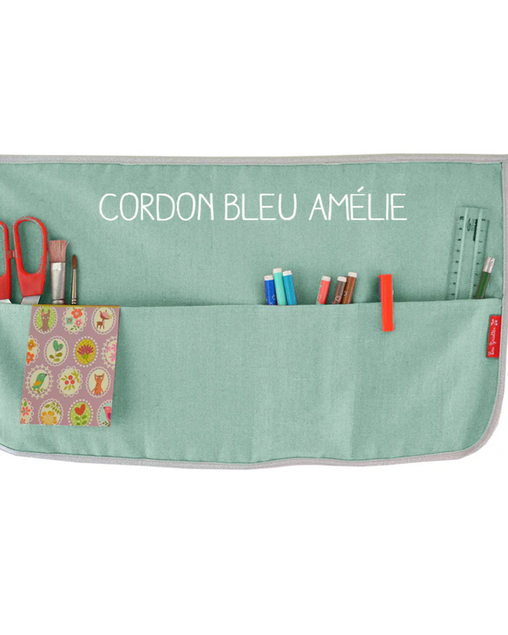 Tablier adulte personnalisé - Lin enduit