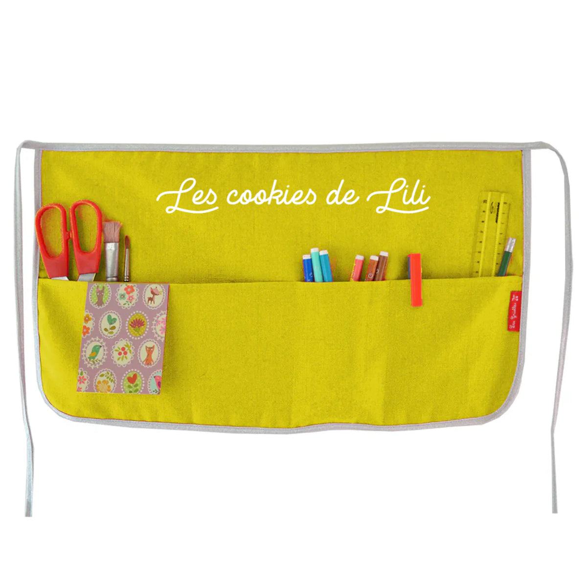 Tablier cadeau fête des mères et des grand-mères personnalisé - Lin enduit