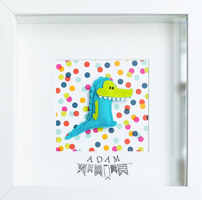 Tableau déco enfant et bébé personnalisé - Crocodile