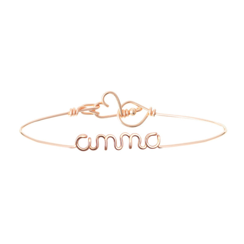 Bracelet personnalisé - Mot sur jonc