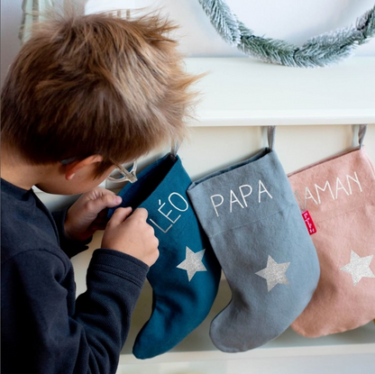 Chaussette Cadeau de Noël personnalisée