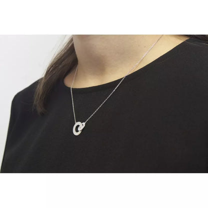 Collier personnalisé - Anneaux enlacés Plaqué or ou Argent