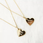 Collier personnalisé enfant - Cœur - Argent ou Plaqué Or