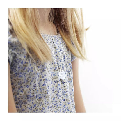 Collier personnalisé enfant - Petite médaille - Argent ou Plaqué Or