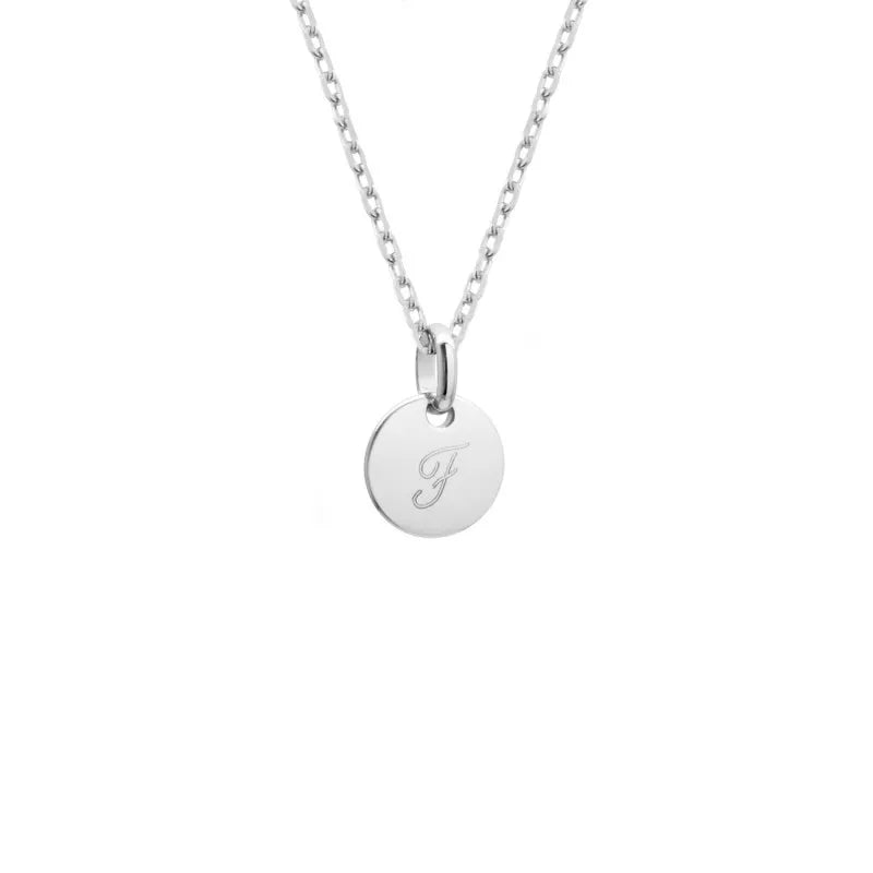 Collier personnalisé - Mini charm - Argent - Plaqué Or