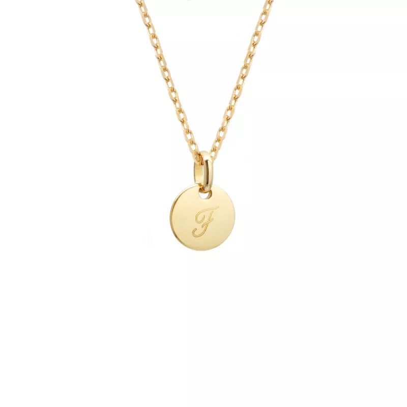 Collier personnalisé - Mini charm - Argent - Plaqué Or