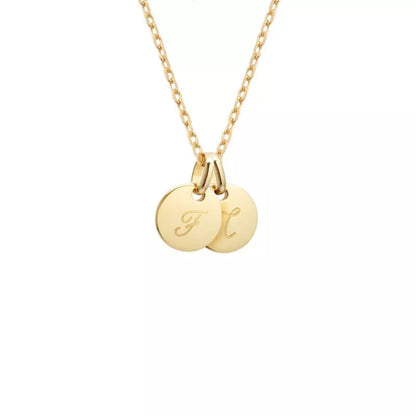 Collier personnalisé - Mini charm - Argent - Plaqué Or