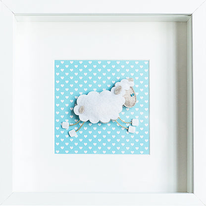 Tableau déco enfant et bébé personnalisé - Mouton