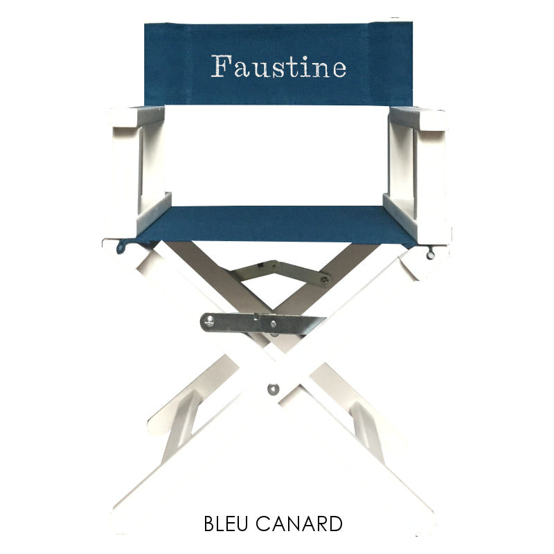 Toiles personnalisées de fauteuil metteur en scène