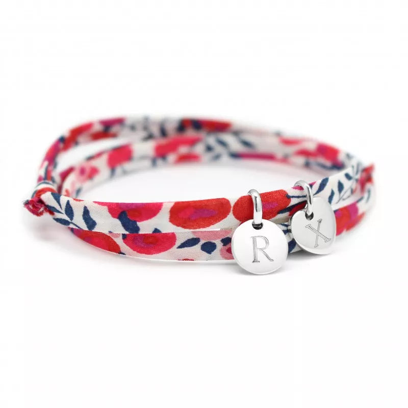 Bracelet personnalisé - Liberty mini charms - Argent