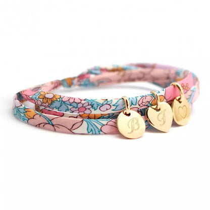 Bracelet personnalisé - Liberty mini charms - Plaqué Or
