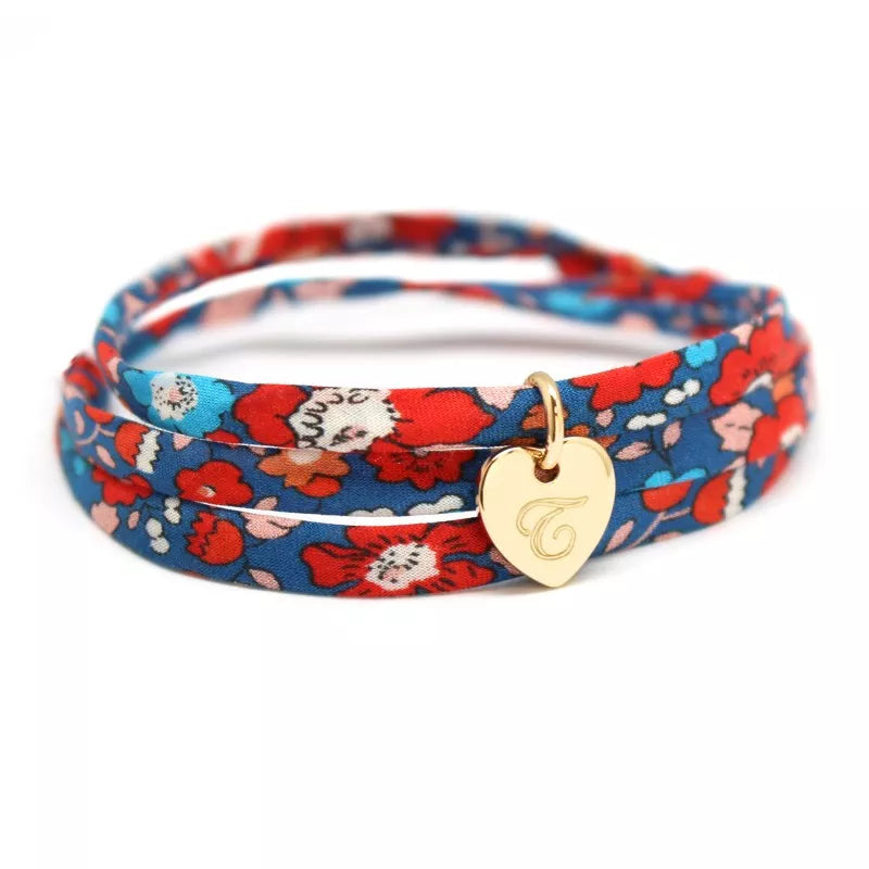 Bracelet personnalisé - Liberty mini charms - Plaqué Or