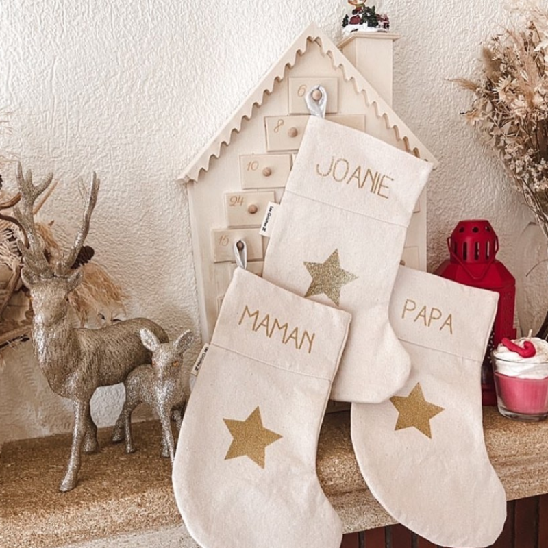 Chaussette Cadeau de Noël personnalisée