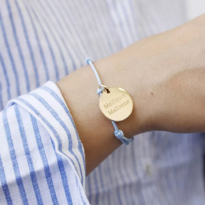 Bracelet personnalisé - Médailles Plaqué Or