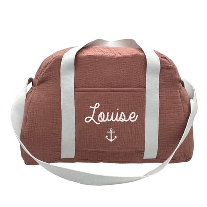 Sac à langer personnalisé - Double gaze de coton