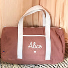 Sac de week-end personnalisé - Double gaze de coton - Cadeau maîtresse