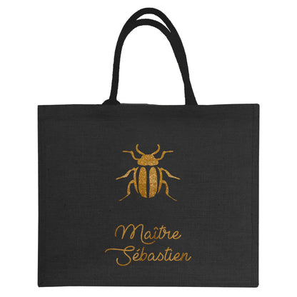 Cabas de plage personnalisé - Cadeau maîtresse