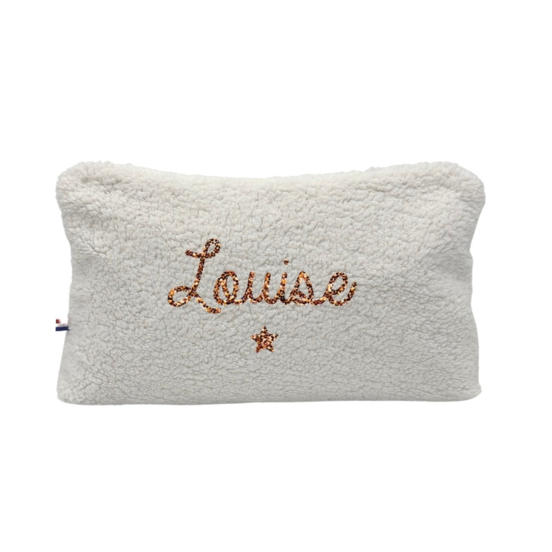 Trousse personnalisée moumoute - Cadeau maîtresse