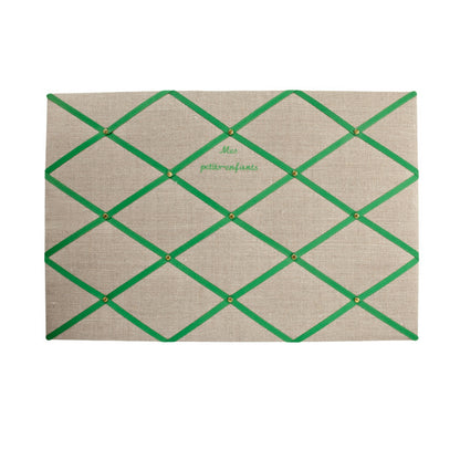 pele-mele-personnalise-lin-naturel-vert