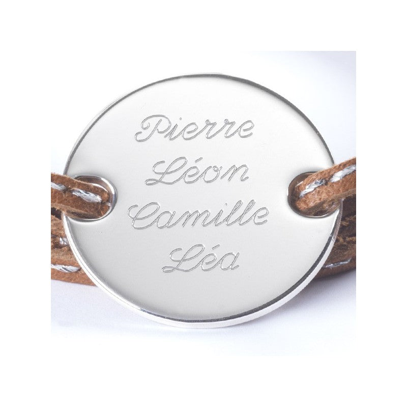 Bracelet personnalisé - Amazone Family Argent