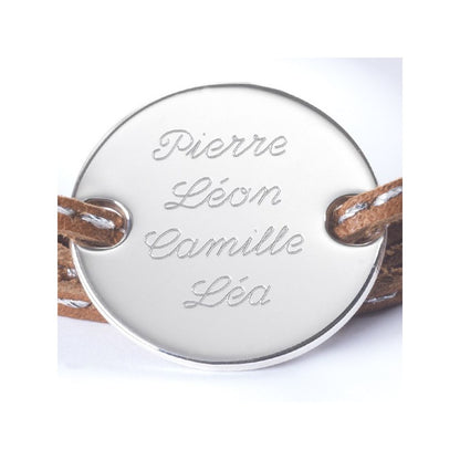 Bracelet personnalisé - Amazone Family Argent