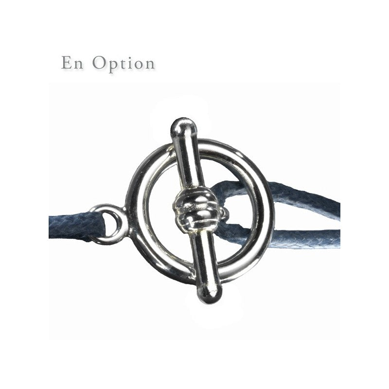 Bracelet personnalisé Argent - Accroche Cœur Charm
