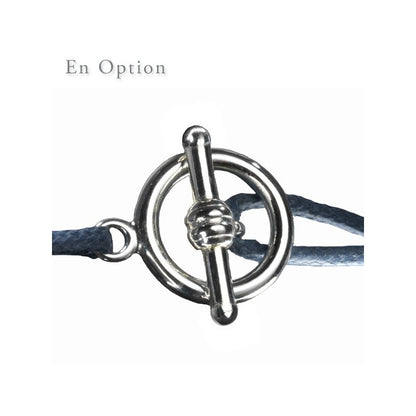 Bracelet personnalisé Argent - Accroche Cœur Charm