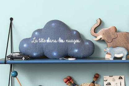 Veilleuse lin nuage personnalisée avec option musique