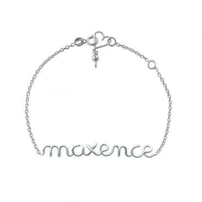 Bracelet personnalisé - Mot sur chaîne