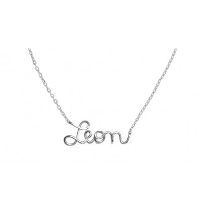 Collier personnalisé - Mot sur chaîne