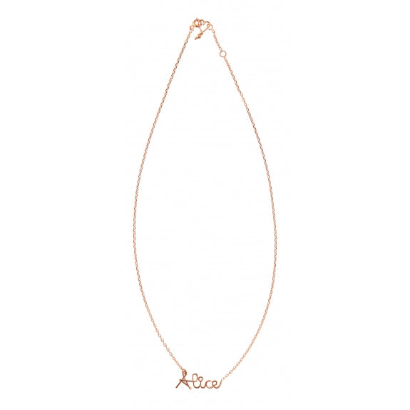 Collier personnalisé - Mot sur chaîne