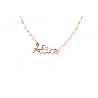 Collier personnalisé - Mot sur chaîne