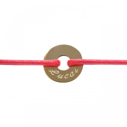 Bracelet personnalisé - Mini Jeton Plaqué or