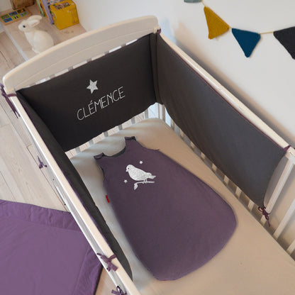 Tour de lit bébé personnalisé