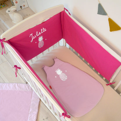 Tour de lit bébé personnalisé