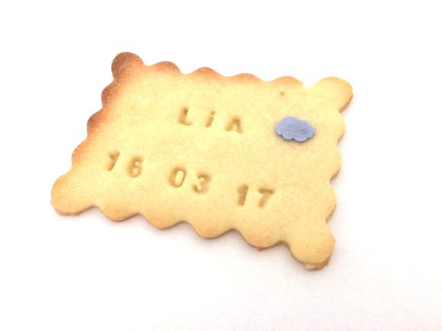 Biscuit personnalisé naissance