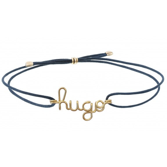 Bracelet  personnalisé homme - Mot sur cordon