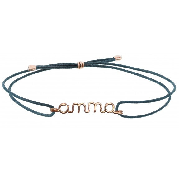 Bracelet  personnalisé homme - Mot sur cordon