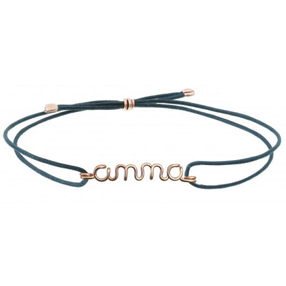 Bracelet  personnalisé homme - Mot sur cordon