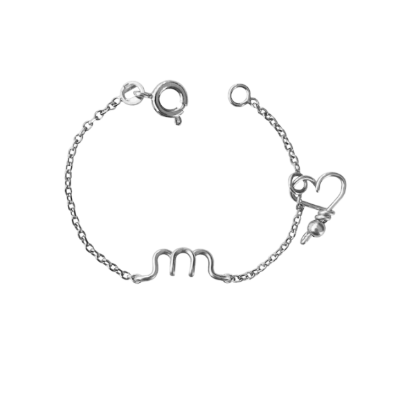 Bracelet personnalisé - Minuscule sur chaine kids