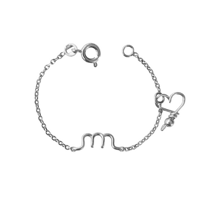 Bracelet personnalisé - Minuscule sur chaine kids