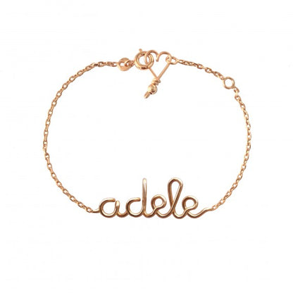 Bracelet personnalisé - Mot sur chaîne kids