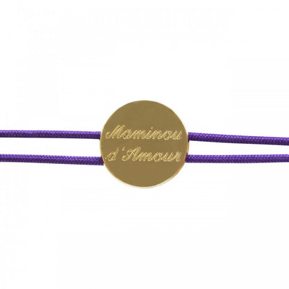 Bracelet personnalisé - Cordon Médaille
