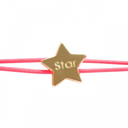 Bracelet personnalisé - Cordon Etoile