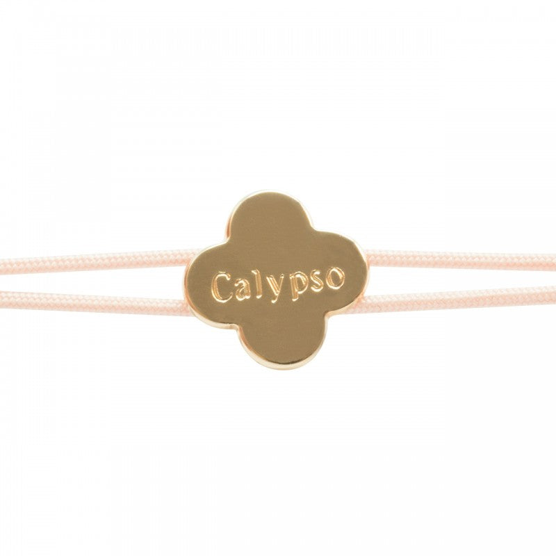 Bracelet personnalisé - Cordon Trèfle